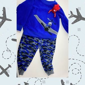 CHILD OF MINE - Boys Fleece Play Suit - 18 months